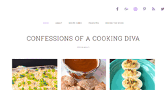 Desktop Screenshot of confessionsofacookingdiva.com